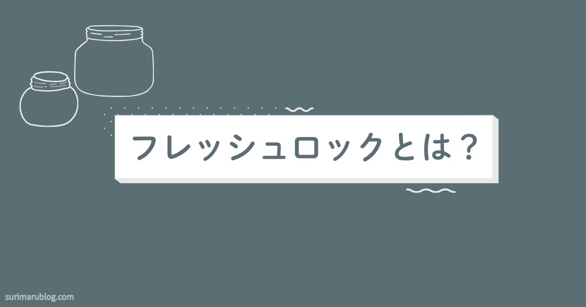 フレッシュロックとは?サイズ比較とおすすめ紹介の前におさらい